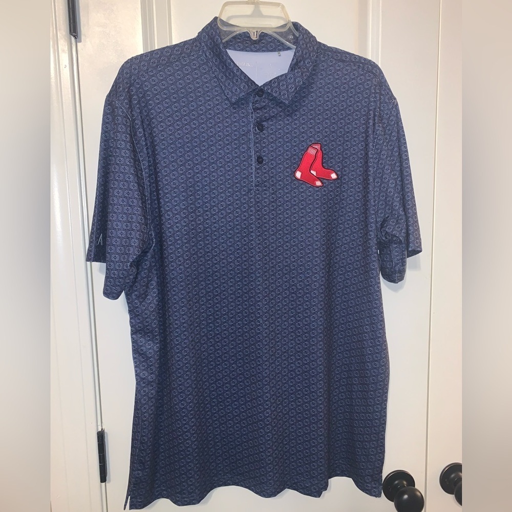 Mens Antigua Red Sox polo